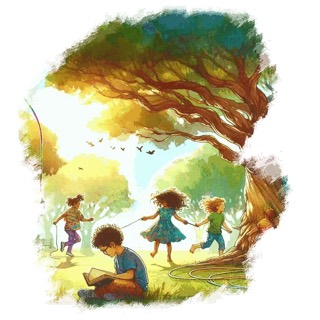Illustration du mot « beau », pour travailler le son « o » écrit au et eau
