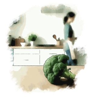 Illustration du mot « brocoli », pour travailler les groupes de consonnes avec r