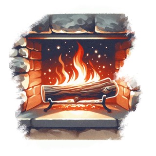 Illustration du mot « bûche », pour travailler le son « ch »