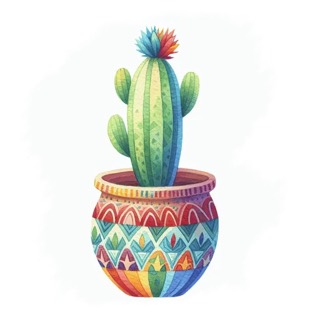 Illustration du mot « cactus », pour travailler le son « c » dur (ca, co, cu)