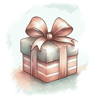 Illustration du mot « cadeau », pour travailler le son « c » dur (ca, co, cu)
