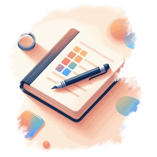 Illustration du mot « cahier », pour travailler le son « é » écrit er, ez, ier