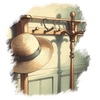 Illustration du mot « chapeau », pour travailler le son « o » écrit au et eau