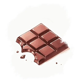 Illustration du mot « chocolat », pour travailler le son « ch »