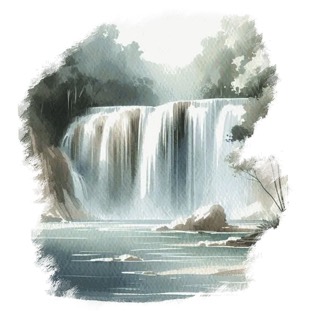Illustration du mot « chute », pour travailler le son « ch »