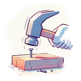 Illustration du mot « clou », pour travailler les groupes de consonnes avec l