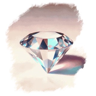 Illustration du mot « diamant », pour travailler le son « d »