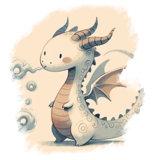Illustration du mot « dragon », pour travailler le son « d »