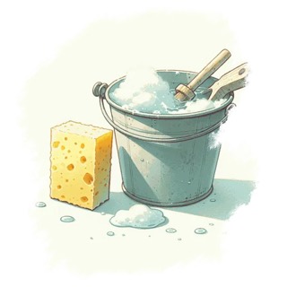 Illustration du mot « éponge », pour travailler le g doux