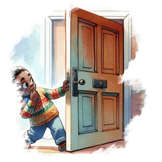 Illustration du mot « fermer », pour travailler le son « é » écrit er, ez, ier