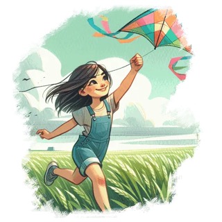 Illustration du mot « fille », pour travailler le son « ye »