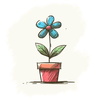 Illustration du mot « fleur », pour travailler le son « f »