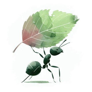 Illustration du mot « fourmi », pour travailler le son « ou »
