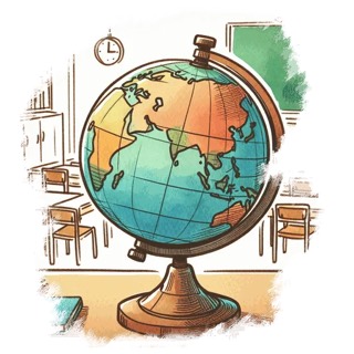 Illustration du mot « globe », pour travailler les groupes de consonnes avec l