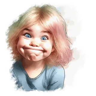 Illustration du mot « grimace », pour travailler les groupes de consonnes avec r