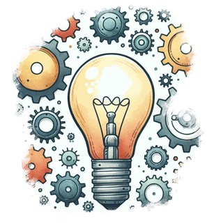 Illustration du mot « invention », pour travailler les fins de mots en « tion » et « sion »