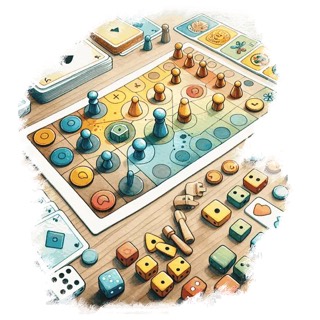 Illustration du mot « jeu », pour travailler le son « j »