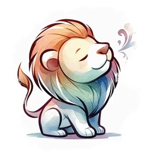 Illustration du mot « lion », pour travailler le son « l »