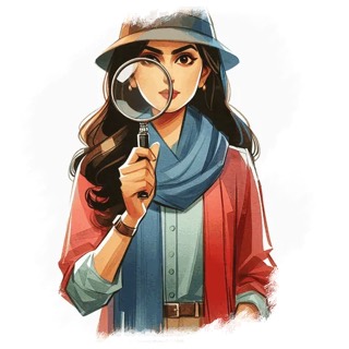 Illustration du mot « mystère », pour travailler la lettre y