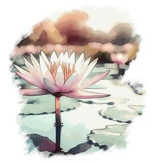 Illustration du mot « nénuphar », pour travailler le son « ph »