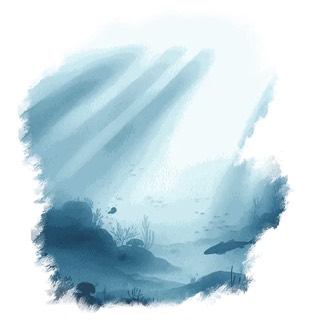 Illustration du mot « océan », pour travailler le son « o »