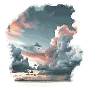 Illustration du mot « orage », pour travailler le g doux