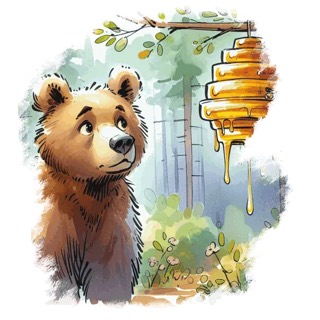 Illustration du mot « ours », pour travailler le son « ou »