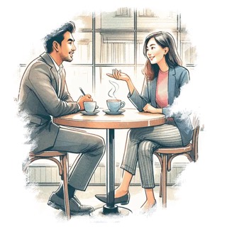 Illustration du mot « parler », pour travailler le son « é » écrit er, ez, ier