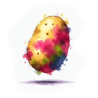 Illustration du mot « patate », pour travailler le son « p »