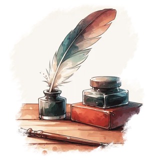 Illustration du mot « plume », pour travailler les groupes de consonnes avec l