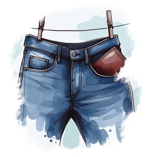Illustration du mot « poche », pour travailler le son « ch »