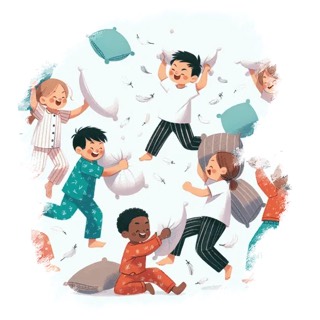 Illustration du mot « pyjama », pour travailler la lettre y