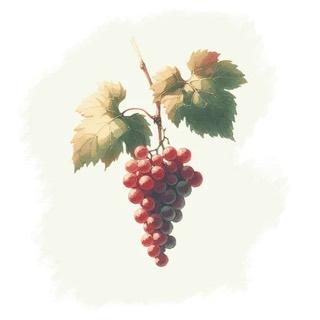 Illustration du mot « raisin », pour travailler le son « è » écrit ai, ei, et, ê