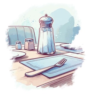 Illustration du mot « salière », pour travailler le son « s »