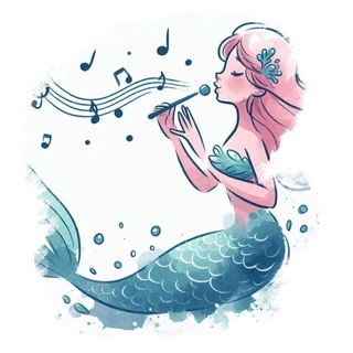 Illustration du mot « sirène », pour travailler les sons « e », « é » et « è »