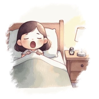 Illustration du mot « sommeil », pour travailler le son « ye »