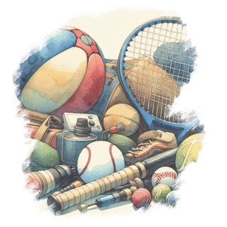 Illustration du mot « sport », pour travailler les groupes sp, st, sc