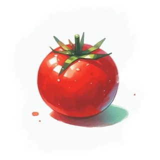 Illustration du mot « tomate », pour travailler le son « t »