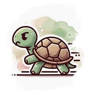 Illustration du mot « tortue », pour travailler le son « t »