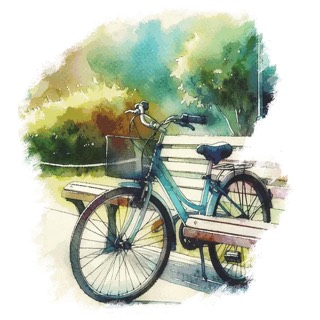Illustration du mot « vélo », pour travailler le son « l »