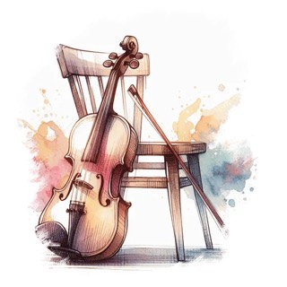 Illustration du mot « violon », pour travailler le son « on »